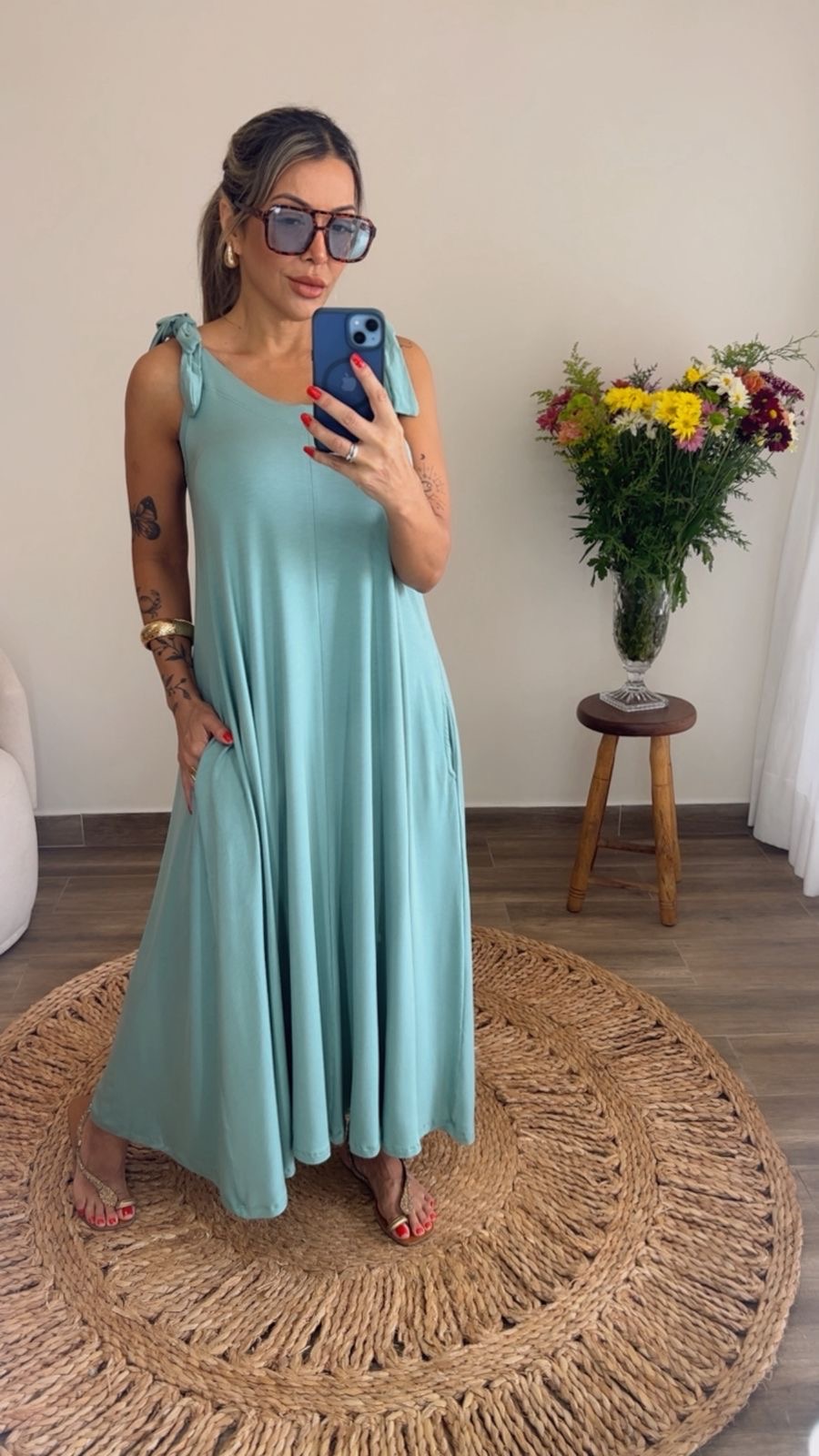 Vestido Longo Regata Bianca - Imagem 6